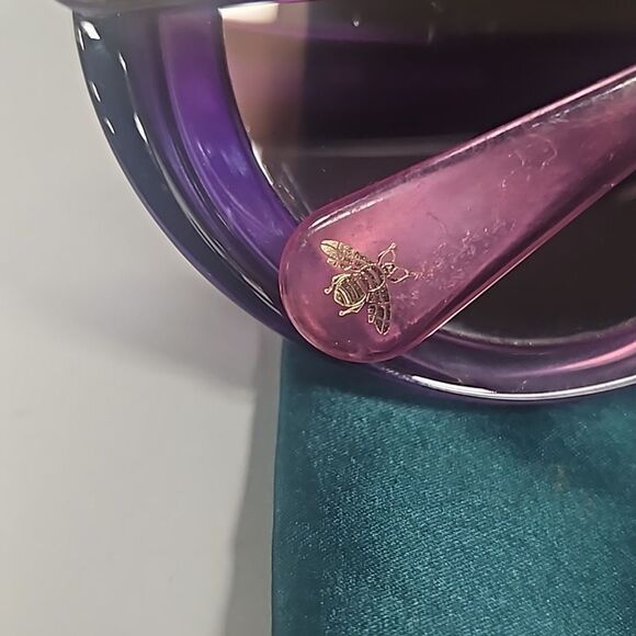 💛GUCCI 53mm Oversized Core 53MM Round Shield Sunglasses💛 PreOwned - Picture 3 of 7